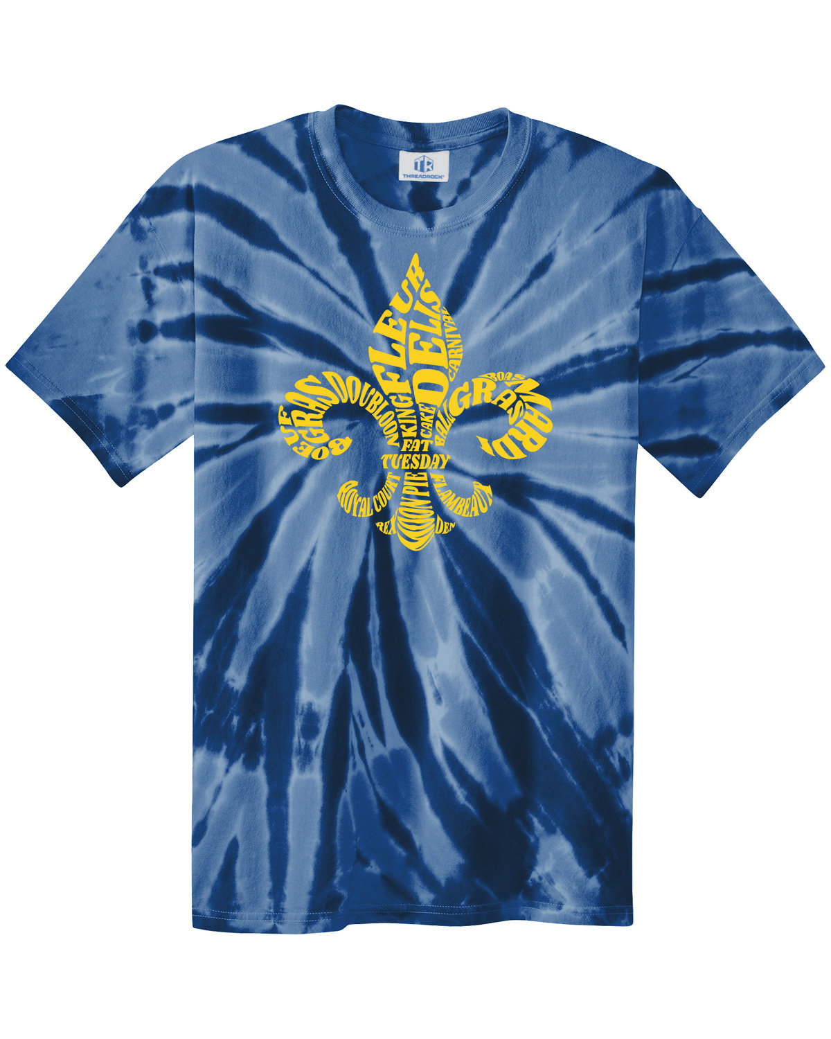 T-shirt Homme Mardi Gras Fleur De Lis - Coton 100%, Tailles S à 3XL, Graphique - Neuf Avec étiquettes