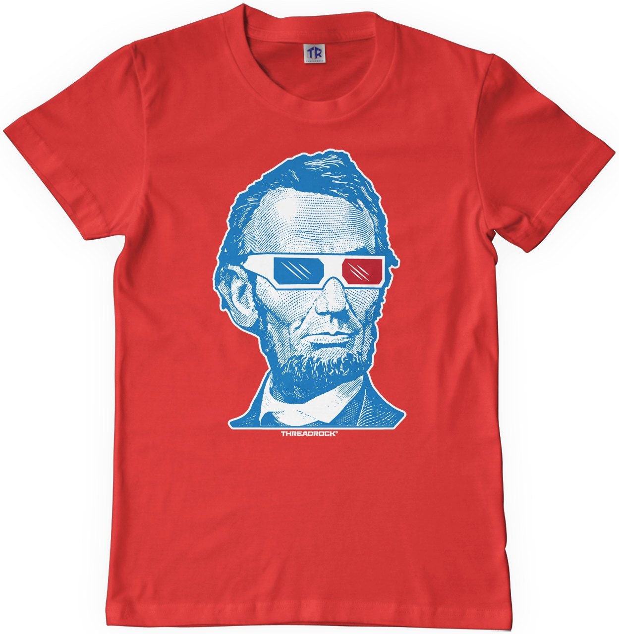 500 LEVEL Kids Shirt - USA Abraham Lincoln Graphic Tee For Boys & Girls