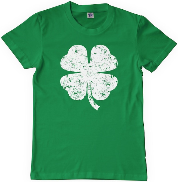 Distressed Four Leaf Clover Unisex Kids' Youth T-shirt - Etsy