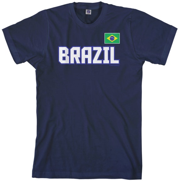 Personalized Brazil Shirt Brazilian Flag Shirts Brasil Bandera T