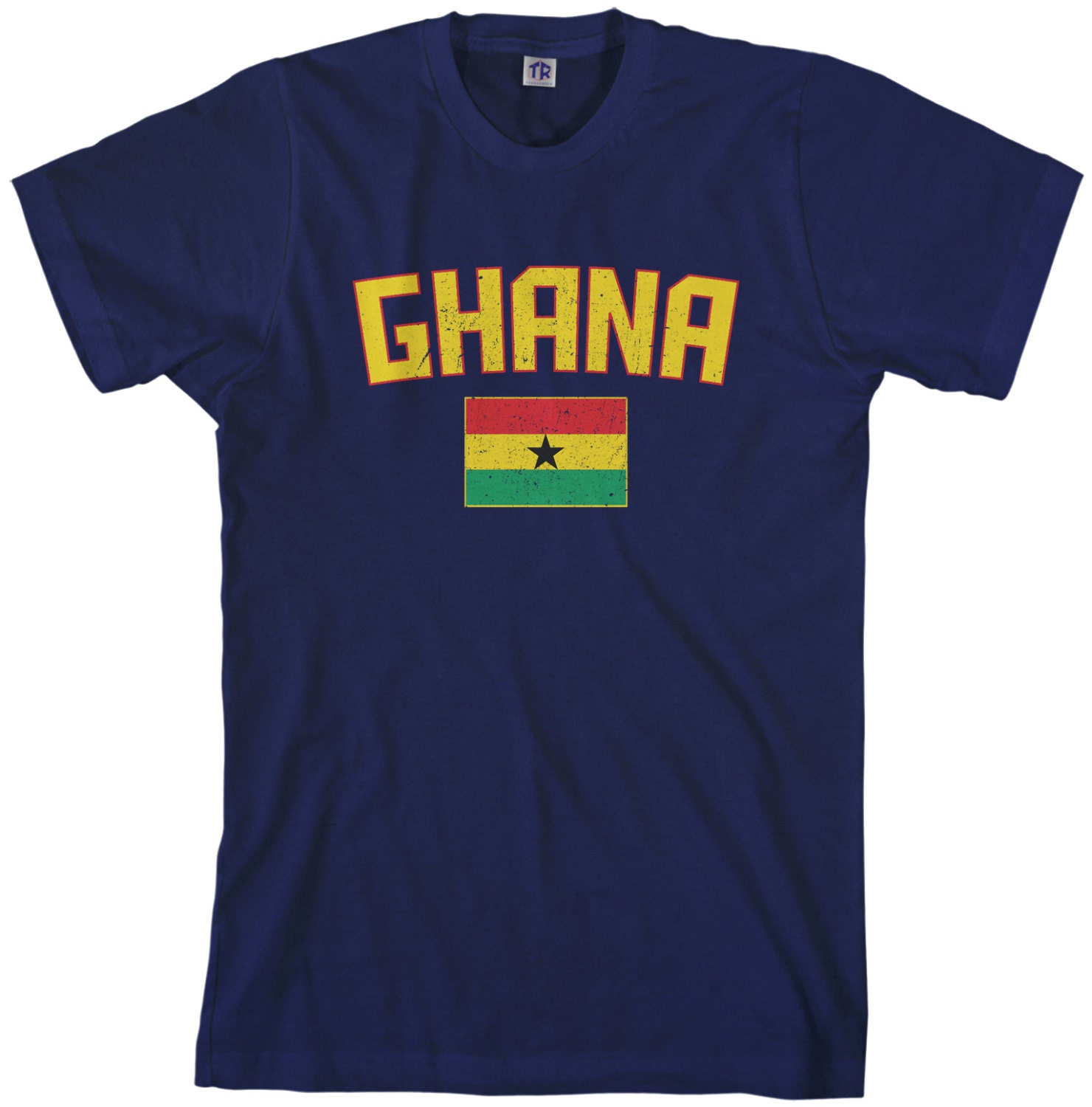 Ghana Flag Men's Tshirt Ghanaian National Team West Etsy