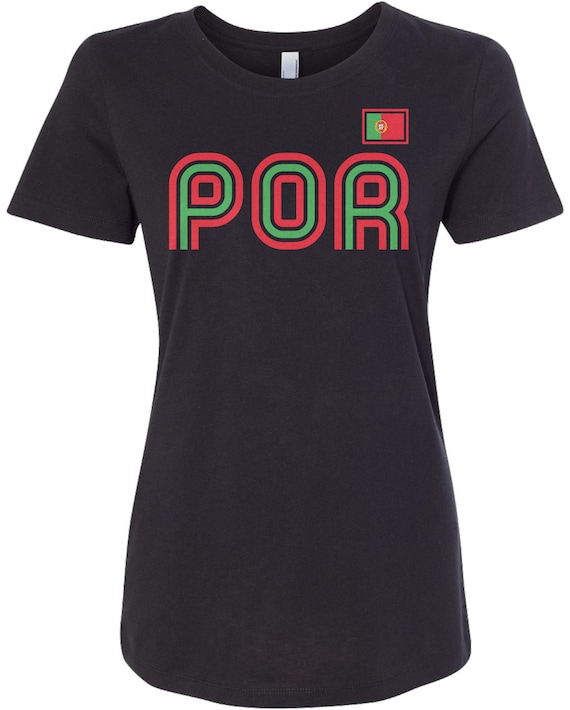 Portugal Athletic Retro Series Women's Long Sleeve T-shirt Raw-edge Raglan  Short Sleeve T-shirt V-neck Fitted T-shirt -  Canada