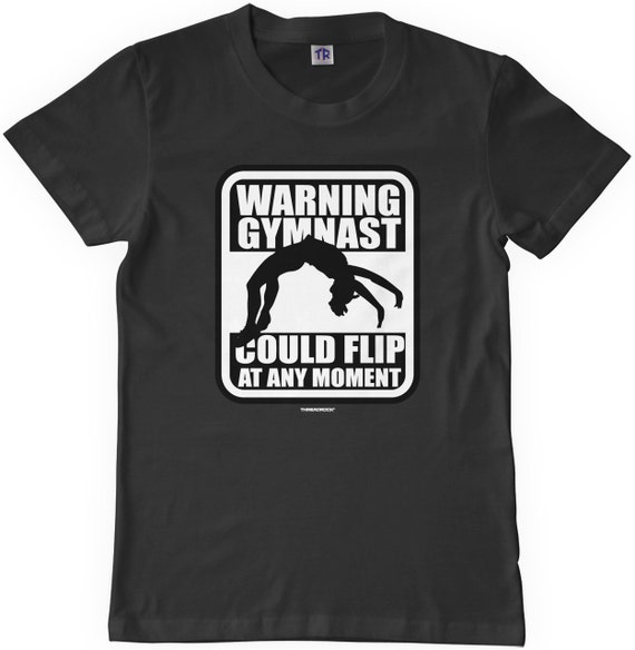 "Keep Calm, I'm A Gymnast" Organic Cotton T-Shirt - Boys & Girls Gymnastics Tee, Multiple Kids Sizes, Water-Based Ink Print