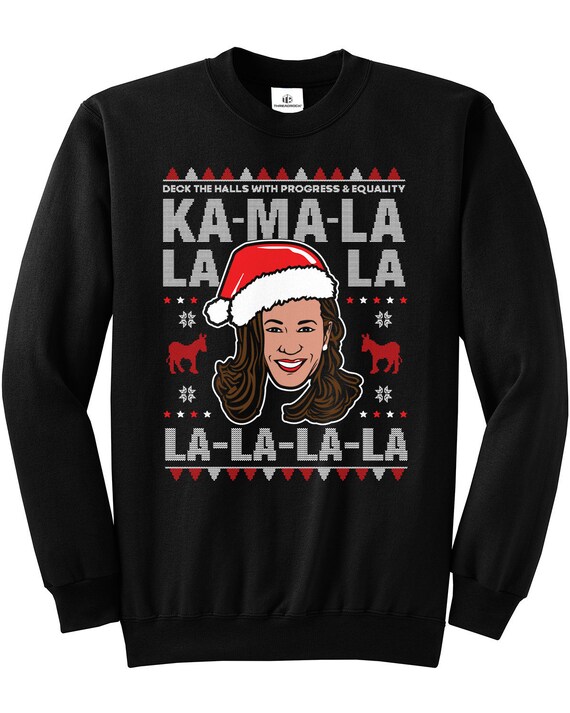 Kamala Harris Deck the Halls Ugly 