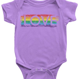 Gay Pride Rainbow Love Unisex Baby Infant Bodysuit - Etsy