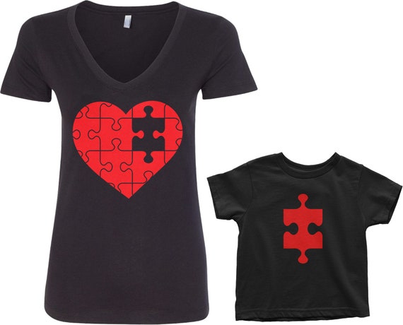 Puzzletee Set Coordinato Mamma E Figlio - T-Shirt Donna E Body Neonato A Tema Pizza - Regalo Festa Della Mamma