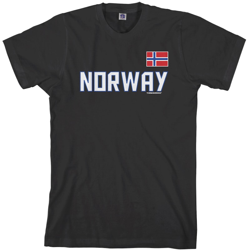 Norway National Team Men's T-shirt Scandinavia Oslo Fjords Norwegian Flag TA_00216 image 2