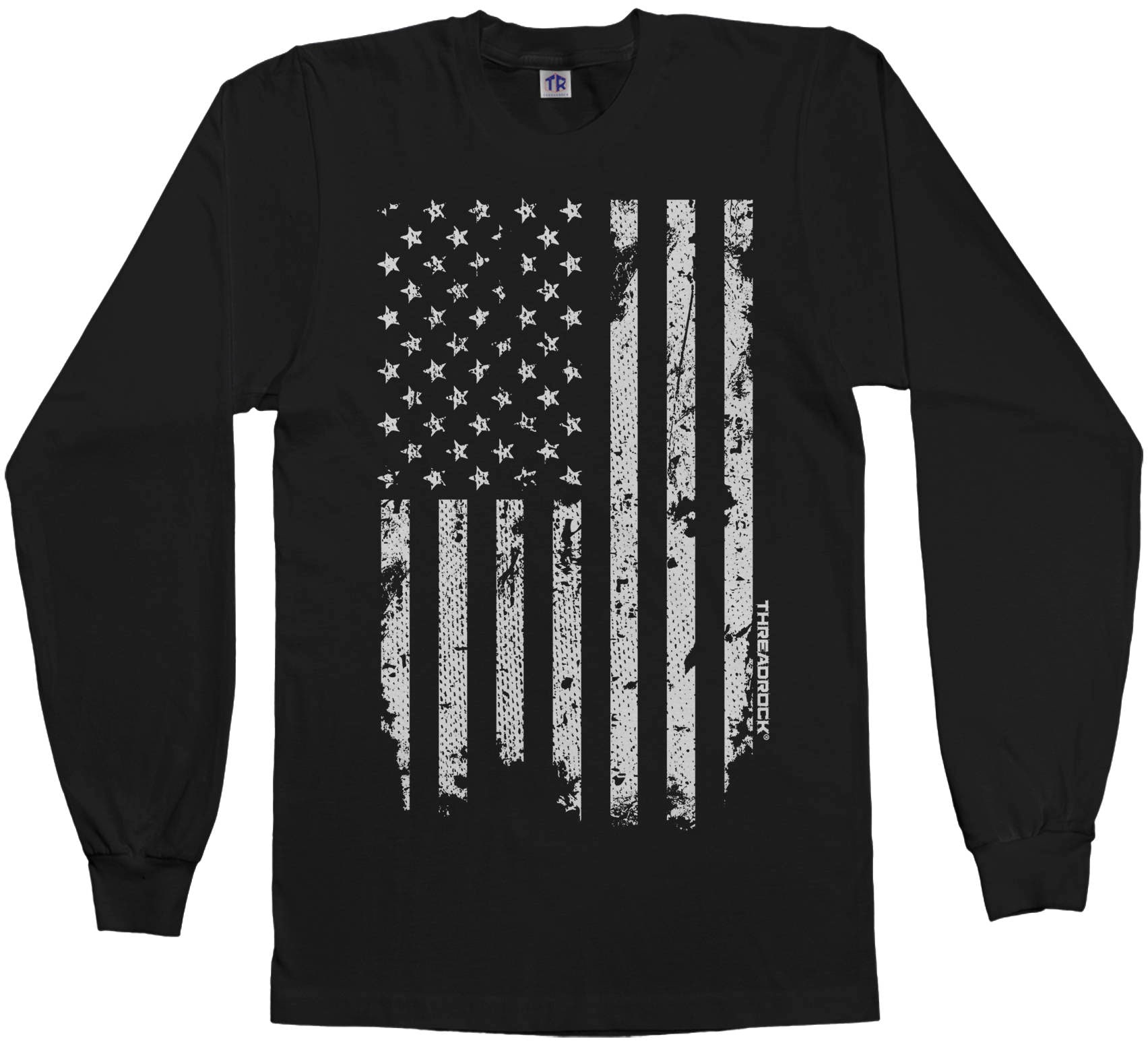 White American Flag Men's Long Sleeve T-shirt - Etsy