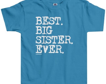Best Big Sister Ever Little Girls' Toddler T-shirt