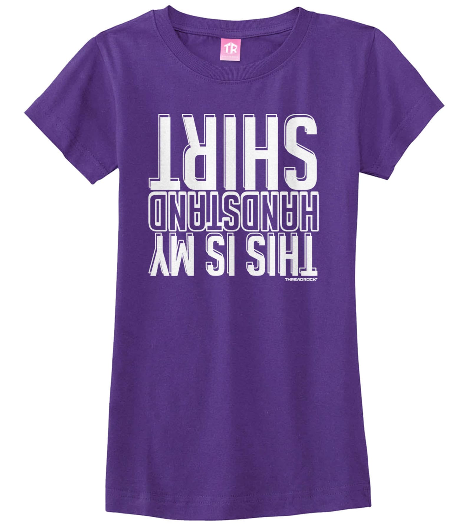 This is My Handstand Shirt Girls' Fitted T-shirt or Youth - Etsy