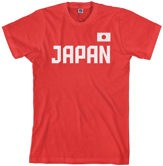 Japan National Team Men's T-shirt Japanese Soccer Tokyo Football