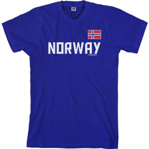 Norway National Team Men's T-shirt Scandinavia Oslo Fjords Norwegian Flag TA_00216 image 5