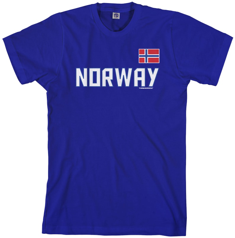 Norway National Team Men's T-shirt Scandinavia Oslo Fjords Norwegian Flag TA_00216 image 5