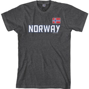 Norway National Team Men's T-shirt Scandinavia Oslo Fjords Norwegian Flag TA_00216 image 3