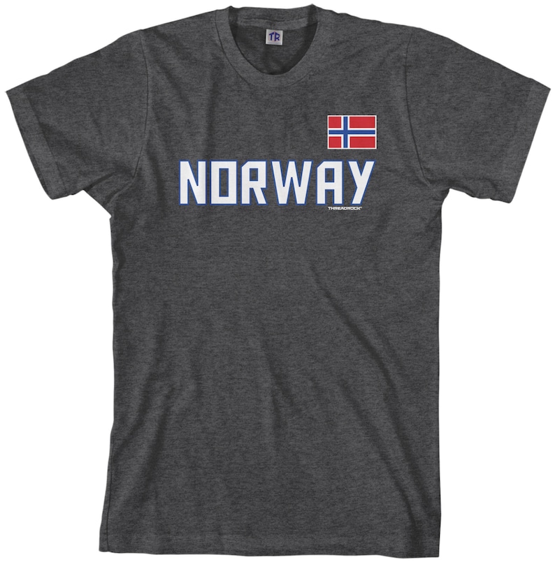 Norway National Team Men's T-shirt Scandinavia Oslo Fjords Norwegian Flag TA_00216 image 3