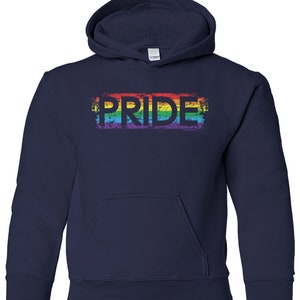 Rainbow Gay Pride Unisex Youth Sudadera con capucha