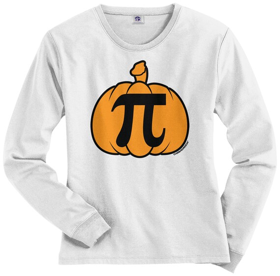 Threadrock Pumpkin Pi T-shirt men/'s//Women/'s Geek Funny Halloween Nerd Tee New 3