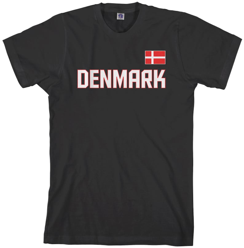denmark soccer t shirt