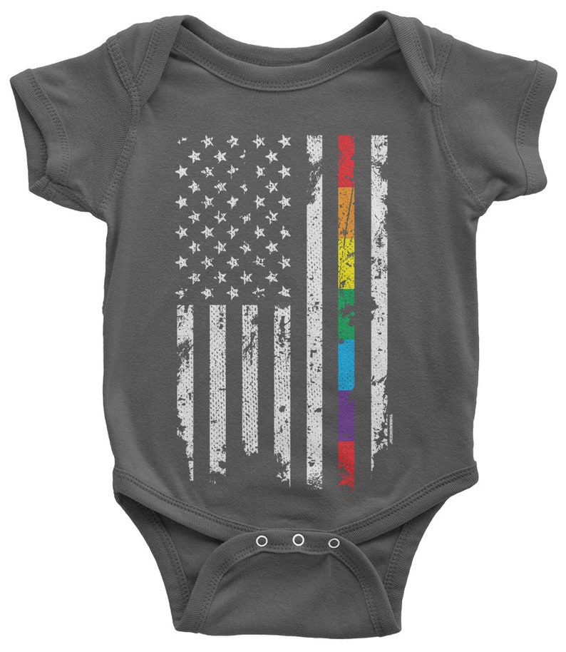 Vender Barato Online Gay Orgullo Arco Iris Bandera Americana Bebe Traje De Bebe Tienda Online Barata Al Por Mayor Hiphopfranco Com