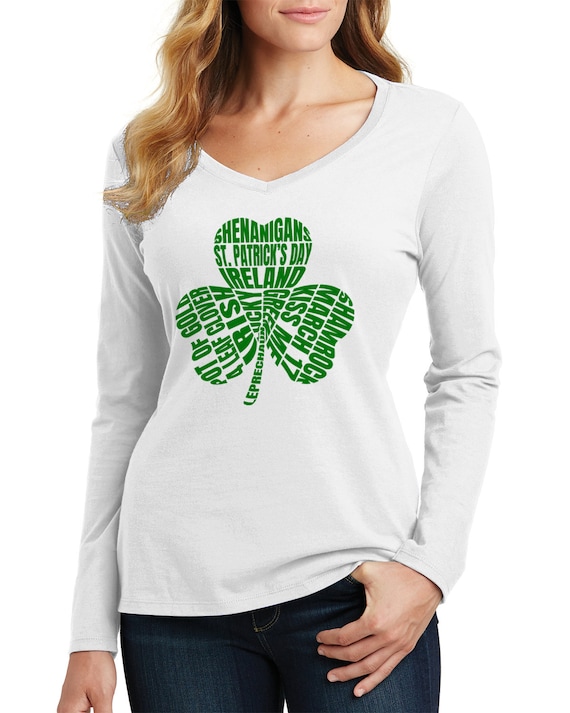 Women's shamrock shirt Clearance