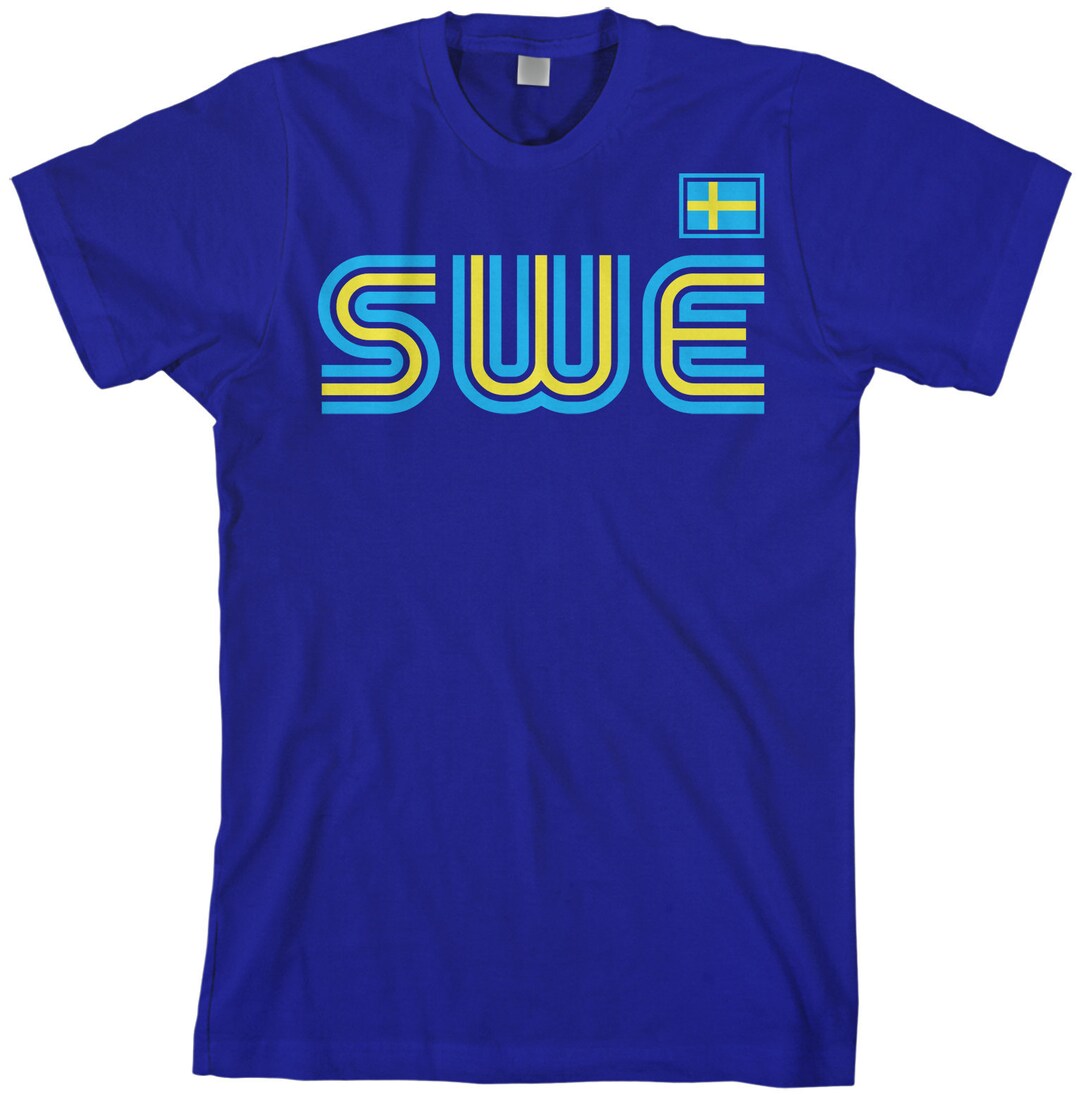 Sweden Athletic Retro Series Men's Long Sleeve T-shirt Short Sleeve T ...