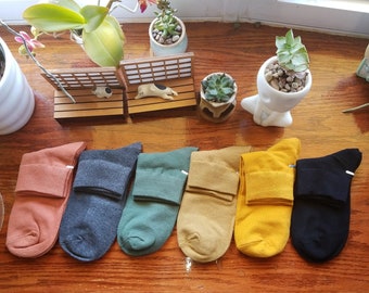 6 Pairs Womens Colorful Socks Summer Breathable