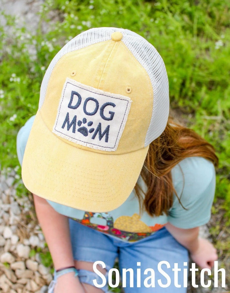 Dog Mom cap Dog Mom Trucker cap image 1
