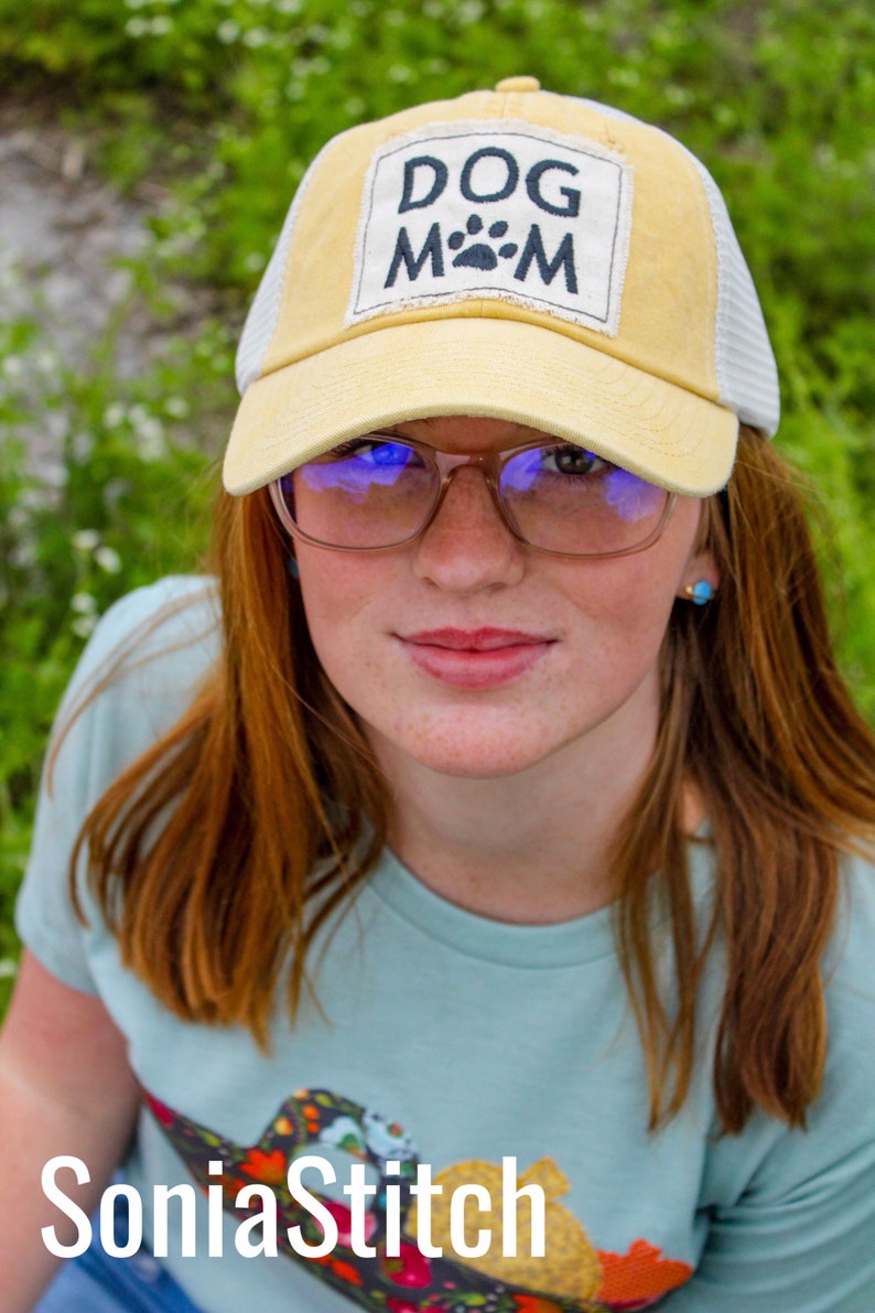 Dog Mom cap Dog Mom Trucker cap image 2