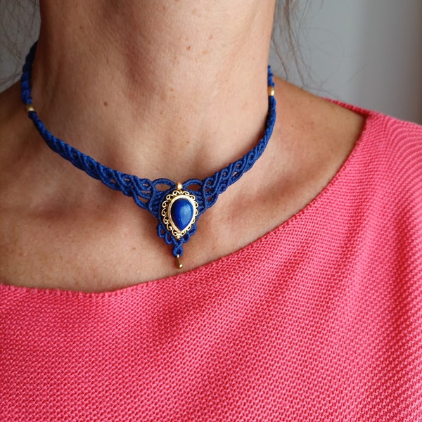 Lapis Lazuli choker