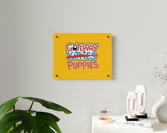 Gateway Puppies Acrylic Wall Art Panels