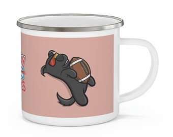 Puppy Camping Mug