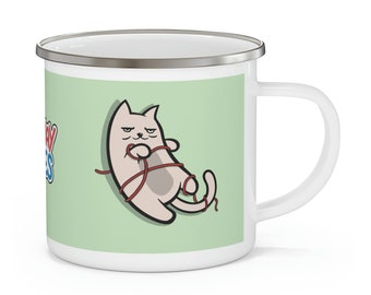 Kitty Camping Mug