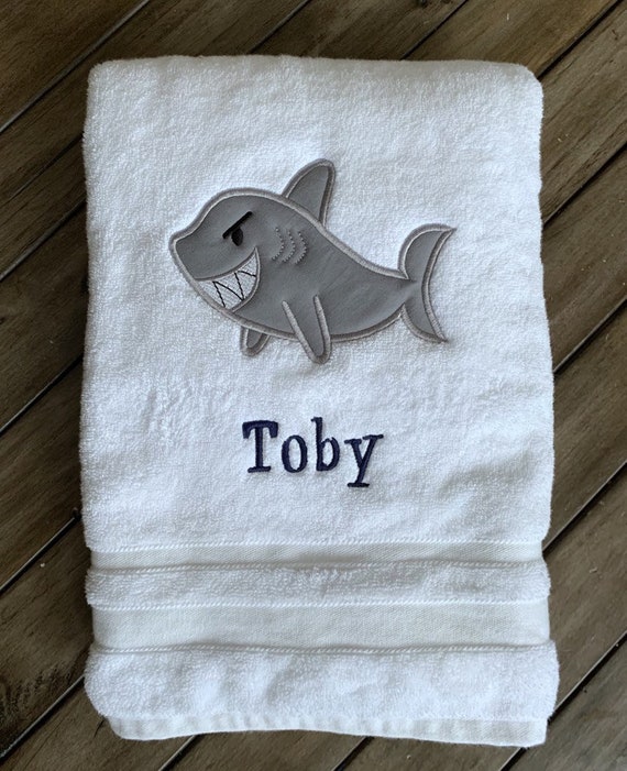 shark bath towels