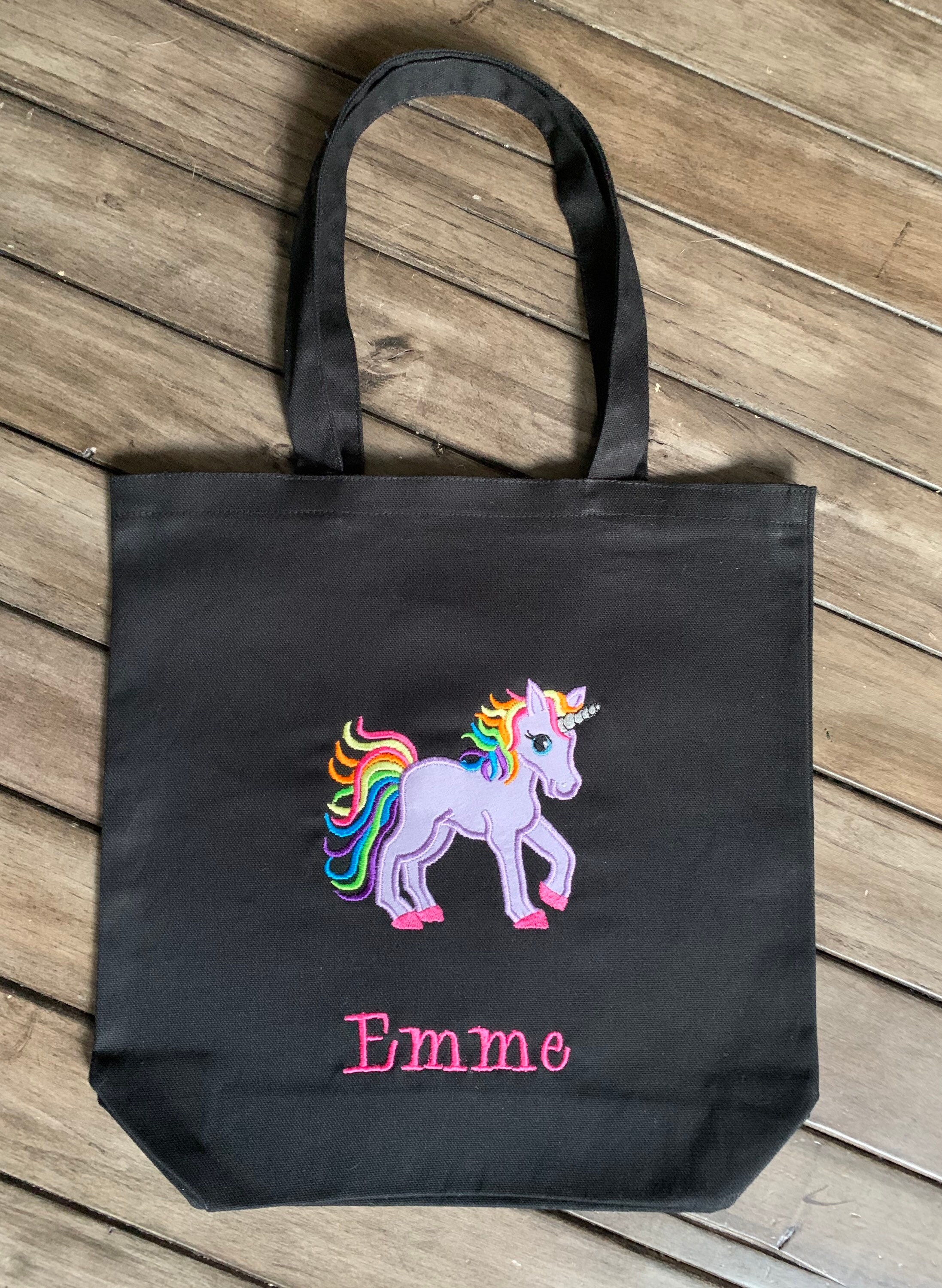 unicorn canvas bag