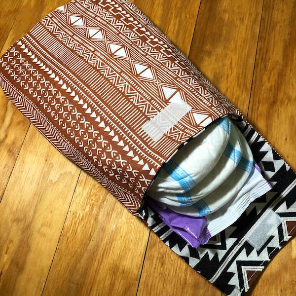 Geometric Aztec Diaper Clutch