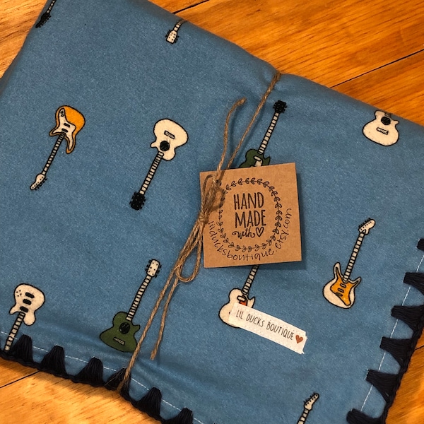 Guitar Baby Blanket Toddler Blanket