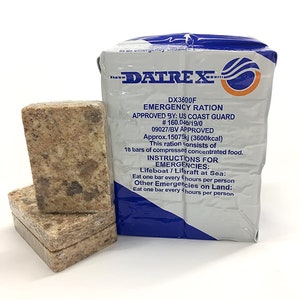 Datrex 3600 Emergency Food Bar 3 Day/ 72 Hour Bar