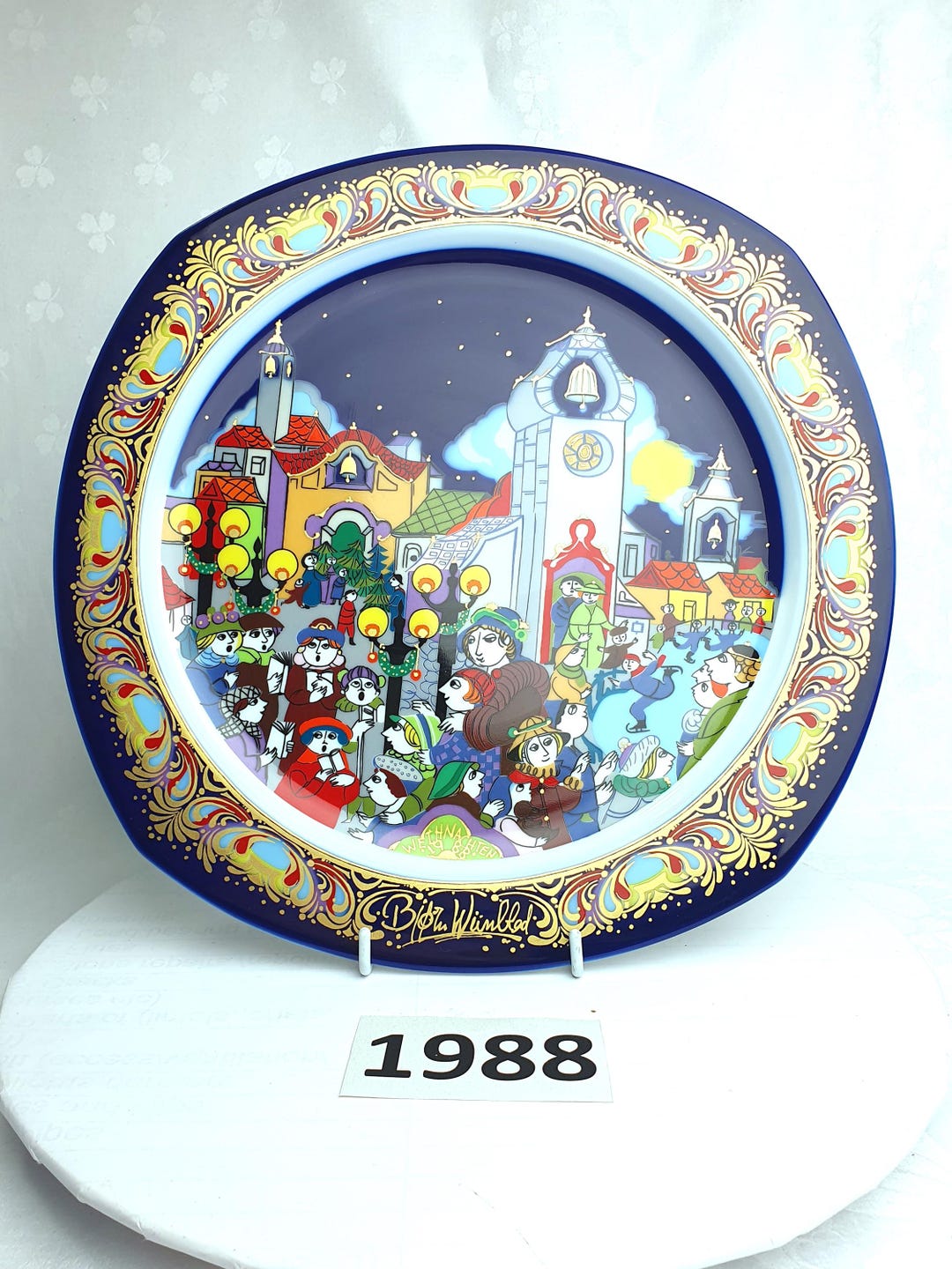 ローゼンタールクリスマスプレート、Bjorn Wiinblad 1972年製 ローゼンタールクリスマスプレート、Bjorn Wiinblad 1972年製 【公式通販】