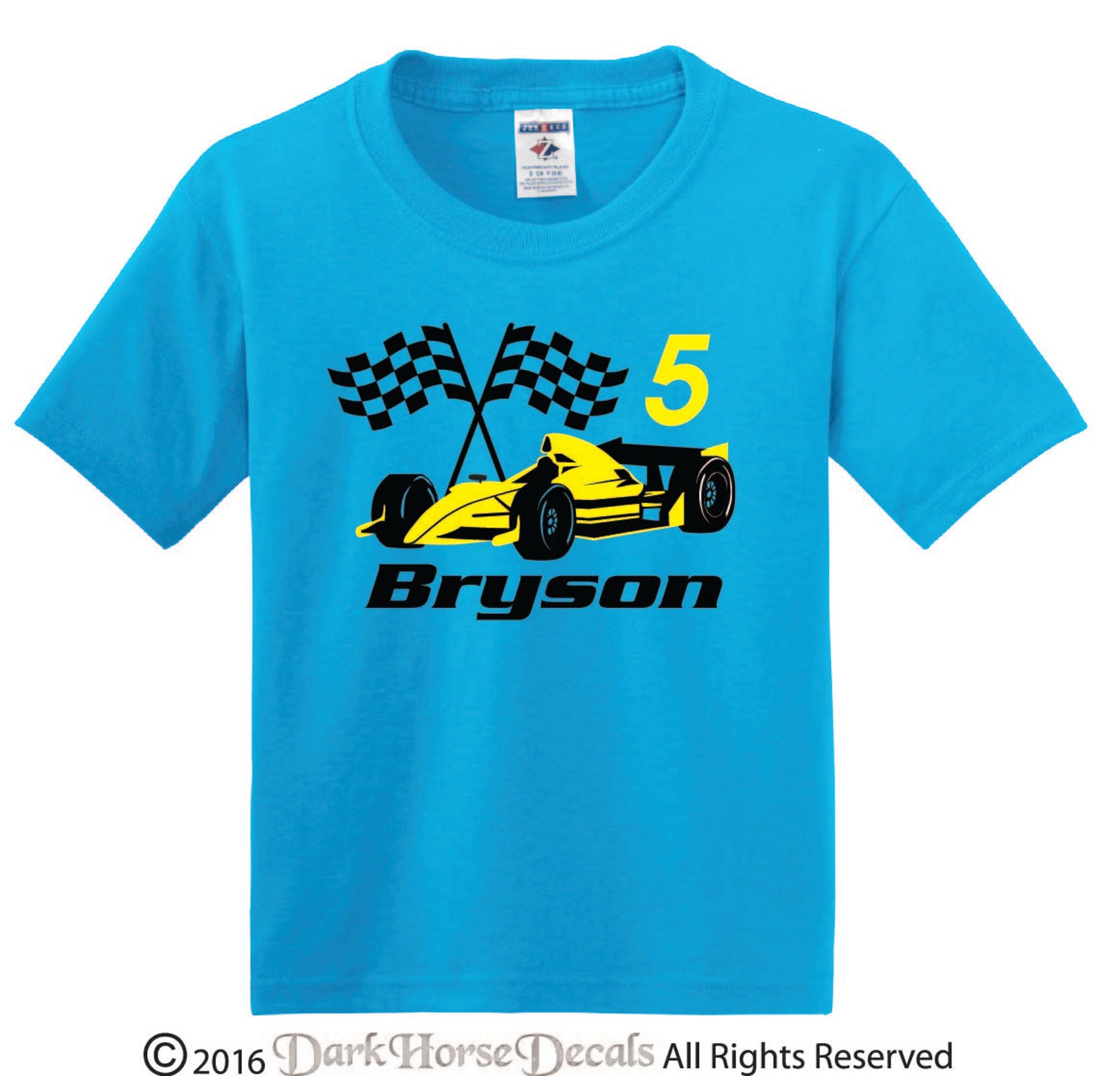 Personalized Racecar T Shirt Boy Race Car Shirt With Name Etsy