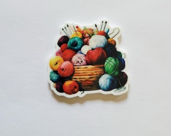 Yarn Basket Needle Minder