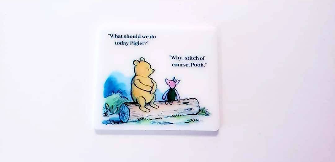 Classic Pooh Stitching Needle Minder