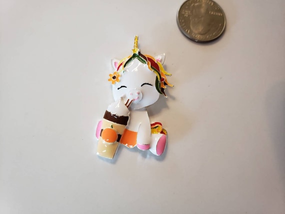 Pumpkin Latte Unicorn Needle Minder