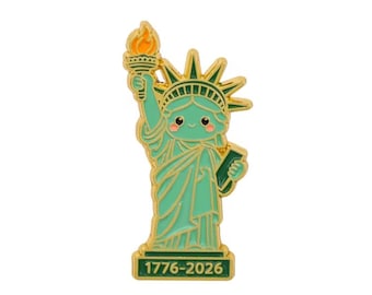 Sujetador de agujas Little Liberty de esmalte
