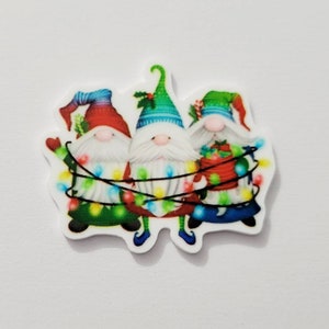 Christmas Lights Gnomes Needle Minder