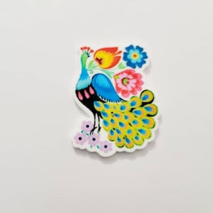 Colorful Peacock Needle Minder
