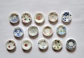 Porcelain Tea Plate Needle Minder