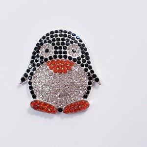 Crystal Penguin Needle Minder