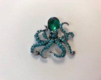 Emerald Octopus Needle Minder