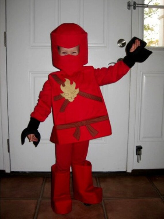 red lego costume