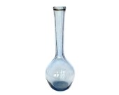 Art Glass Vase, Mid Century Blown Glass, Pale Blue, 1960s